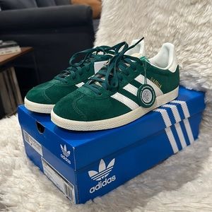 Adidas Gazelle Faded Archive Dark Green/White M7 W8